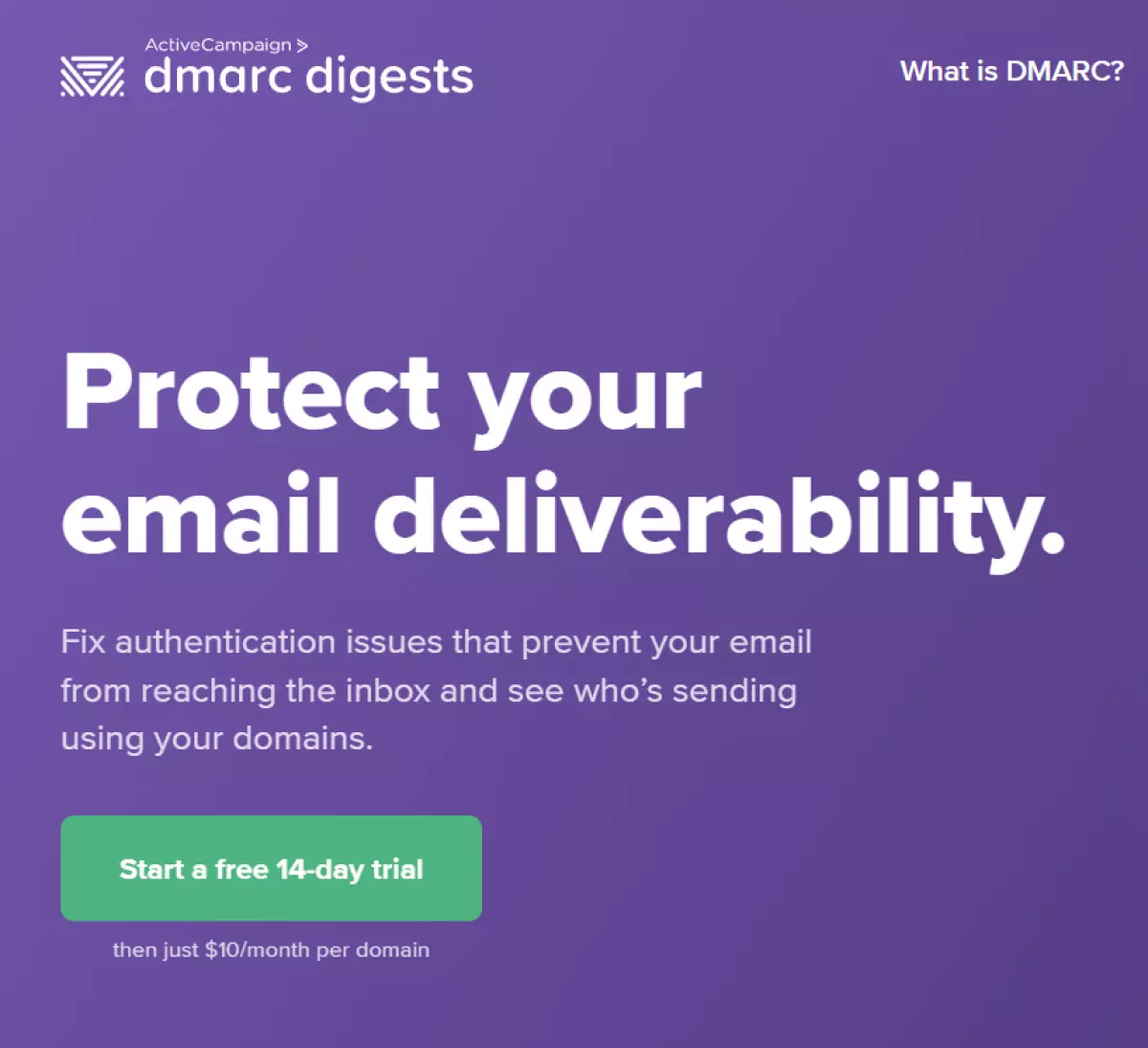 Navigateur Web : site Web de DMARC Digests Image: Navigateur Web : site Web de DMARC Digests